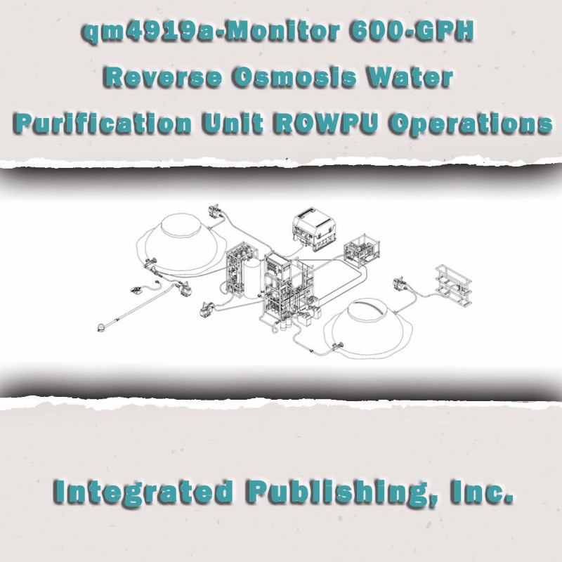 Monitor 600GPH Reverse Osmosis Water Purification Unit (ROWPU)